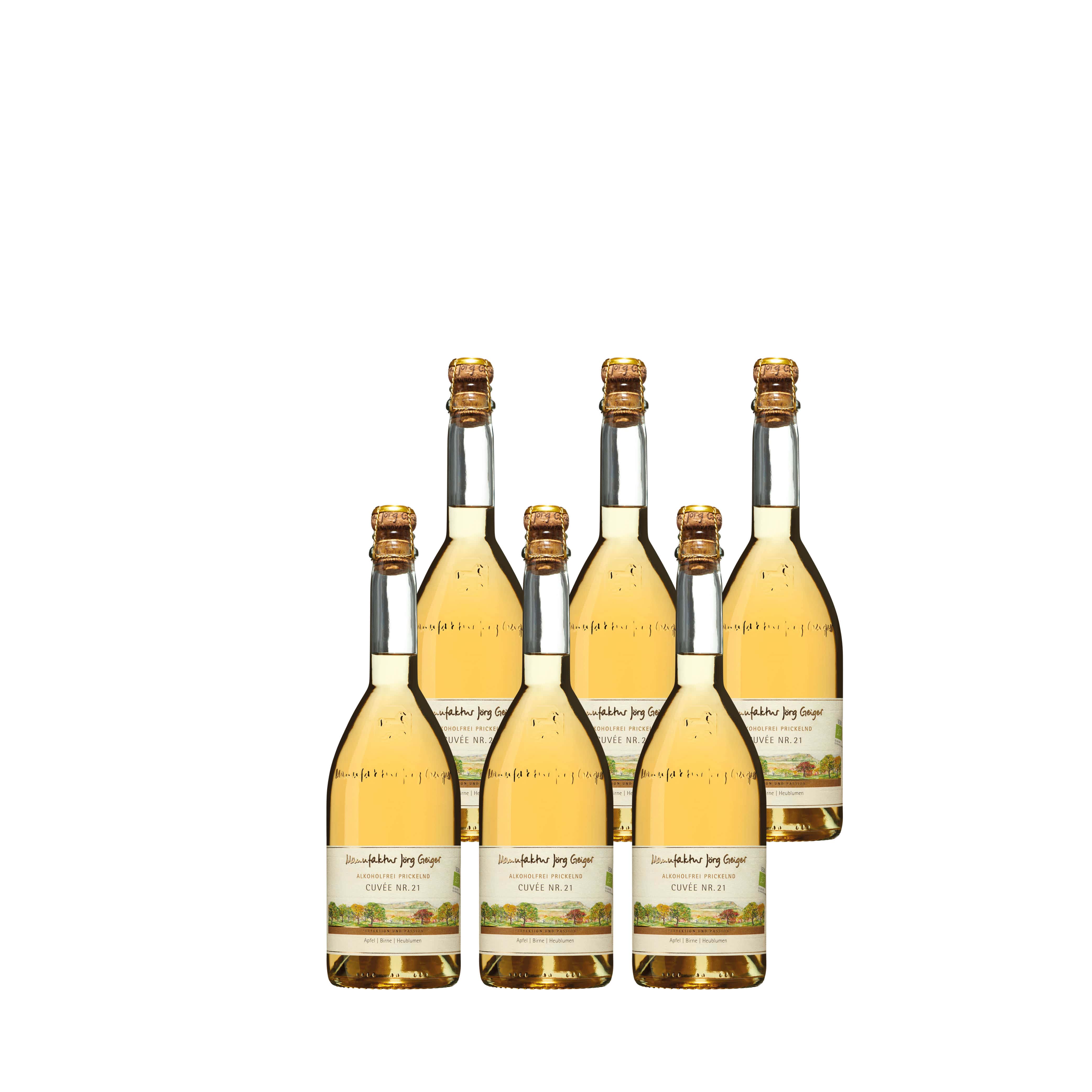 Bio Cuvée Nr. 21 - alkoholfrei 0,75l im 6er Bundle