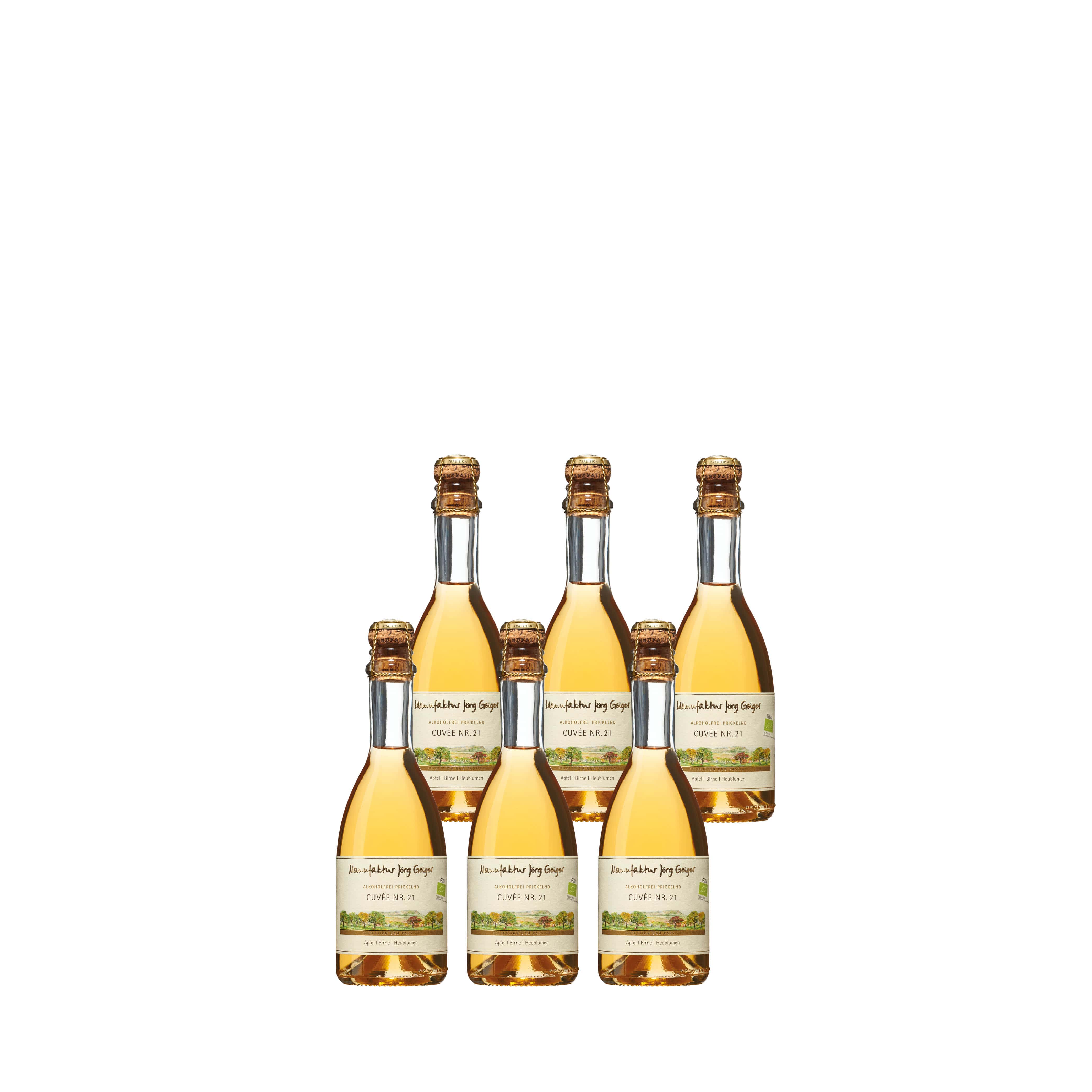Bio Cuvée Nr. 21 - alkoholfrei 0,375l im 6er Bundle